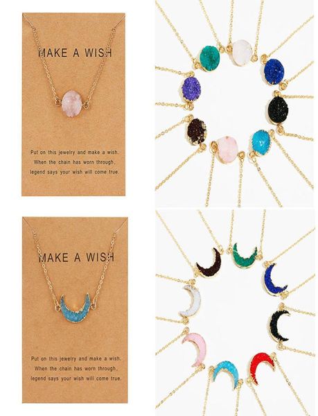 make a wish tiny natural stone necklaces for women resin moon round pendant gold color choker jewelry gift ethnic style9733705, Silver
make a wish tiny natural stone necklaces for women resin moon round pendant gold color choker jewelry gift ethnic style9733705, Silver