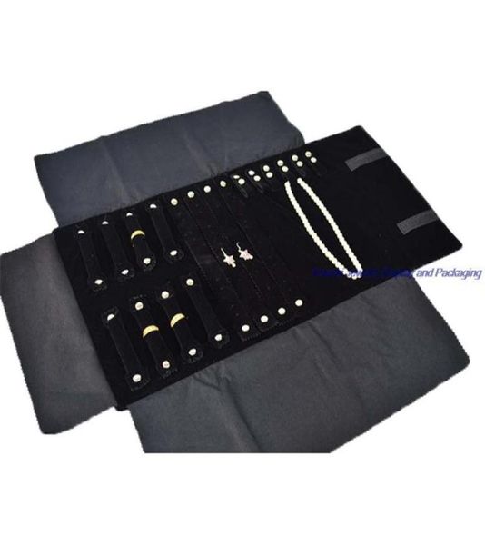 portable black velvet jewelry display set rolls travel organizer bag foldable for earrings ring chain pendant necklace storage9229581, Black;white
portable black velvet jewelry display set rolls travel organizer bag foldable for earrings ring chain pendant necklace storage9229581, Black;white