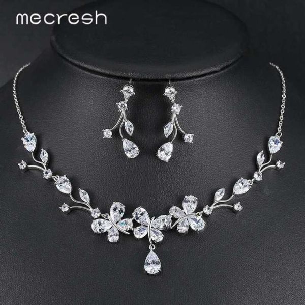 mecresh cute butterfly bridal necklace jewelry sets for women clear cubic zirconia wedding earrings sets christmas jewelry tl545 h3741782, Silver
mecresh cute butterfly bridal necklace jewelry sets for women clear cubic zirconia wedding earrings sets christmas jewelry tl545 h3741782, Silver