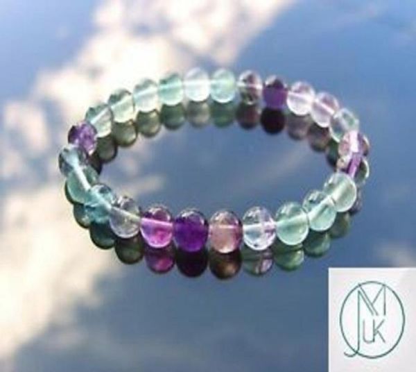 8mm multi fluorite natural gemstone bracelet 69039039 elasticated healing chakra7524199, Black
8mm multi fluorite natural gemstone bracelet 69039039 elasticated healing chakra7524199, Black