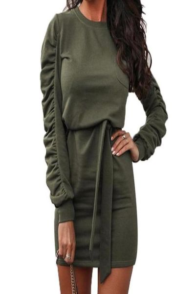 lace up dress women 2021 spring summer long sleeve oneck solid color female white black slim tight casual dresses4183817, Black;gray
lace up dress women 2021 spring summer long sleeve oneck solid color female white black slim tight casual dresses4183817, Black;gray