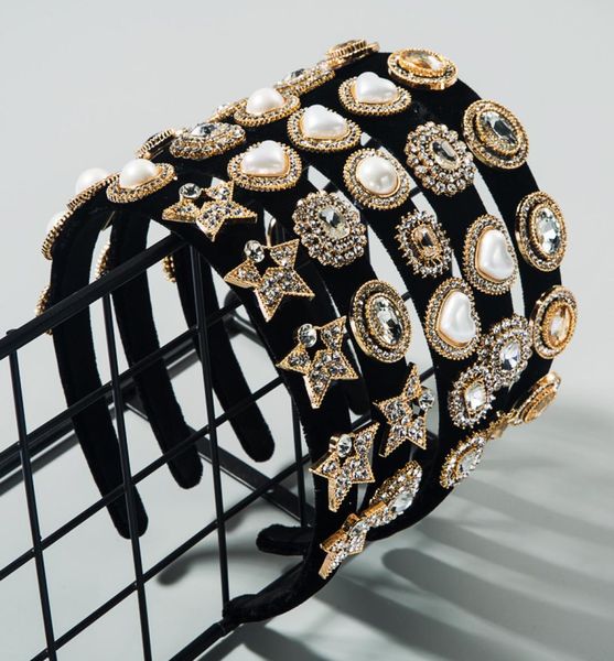 druna el hair accessories highgrade velvet multilayer rhinestone inlaid pearl headband hair band7080023, Silver
druna el hair accessories highgrade velvet multilayer rhinestone inlaid pearl headband hair band7080023, Silver