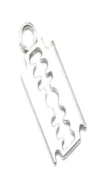 100pcslot alloy silver color razor blade charms bracelet choker necklace pendant charms for jewelry making handmade craft 2411mm8603450, Bronze;silver
100pcslot alloy silver color razor blade charms bracelet choker necklace pendant charms for jewelry making handmade craft 2411mm8603450, Bronze;silver