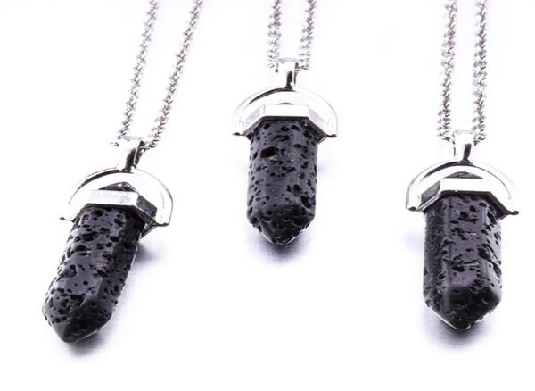 hexagonal prism black lava stone necklace aromatherapy essential oil perfume diffuser pendant necklace jewelry women9124609, Silver
hexagonal prism black lava stone necklace aromatherapy essential oil perfume diffuser pendant necklace jewelry women9124609, Silver