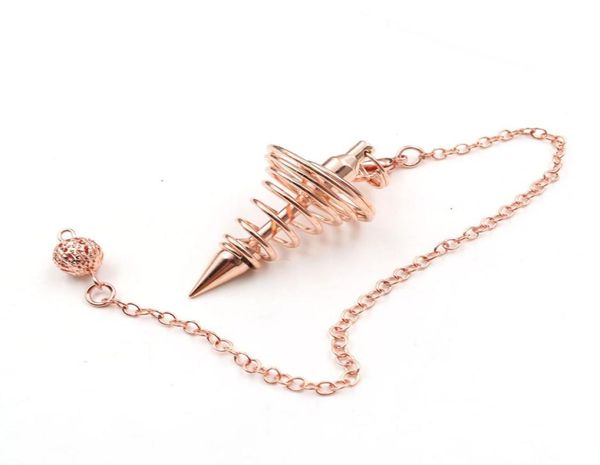10 pcs trendy pendant many colors spiral metal cylinder pendulum for dowsing link chain unique jewelry6639654, Silver
10 pcs trendy pendant many colors spiral metal cylinder pendulum for dowsing link chain unique jewelry6639654, Silver