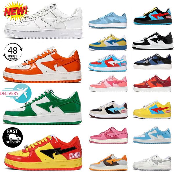 men women designer sneakers skate shoes black sax orange combo pink pastel green camo blue blue suede mens trainer bapestas
men women designer sneakers skate shoes black sax orange combo pink pastel green camo blue blue suede mens trainer bapestas