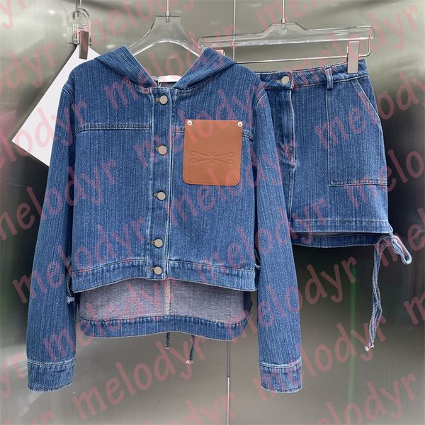 women denim skirts set spring autumn denim jacket fashion designer womens dress two piece dresses, White
women denim skirts set spring autumn denim jacket fashion designer womens dress two piece dresses, White