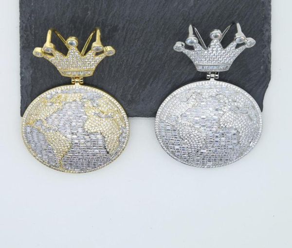bling 5a cz round globle pendant with crown shaped necklace full iced out cubic zirconia hip hop custom mens cool jewelry9268633, Silver
bling 5a cz round globle pendant with crown shaped necklace full iced out cubic zirconia hip hop custom mens cool jewelry9268633, Silver