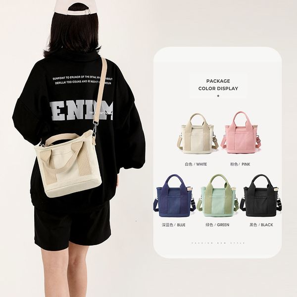 evening bag's large canvas tote shoulder bag storage multipocket handbag shopping reusable for beach travel 230711
evening bag's large canvas tote shoulder bag storage multipocket handbag shopping reusable for beach travel 230711