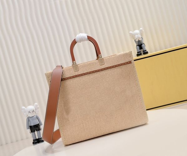 2023 new women's shopping bag high-end quality handbag with raffia grass hand-woven tote bag inside the capacity is very large fashion
2023 new women's shopping bag high-end quality handbag with raffia grass hand-woven tote bag inside the capacity is very large fashion