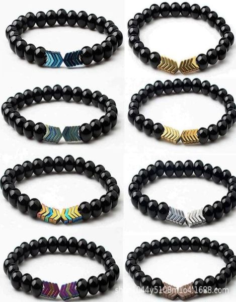 black stone bracelets essential oil diffuser healing balance yoga magnet arrow charm bracelet6581924, Golden;silver
black stone bracelets essential oil diffuser healing balance yoga magnet arrow charm bracelet6581924, Golden;silver
