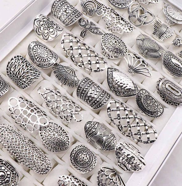 women vintage carved flower silver plated jewelry rings for women gift party size 17mm to 20mm mix style3637332, Golden;silver
women vintage carved flower silver plated jewelry rings for women gift party size 17mm to 20mm mix style3637332, Golden;silver