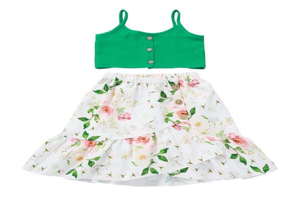 girls cotton blend and floral skirt suit twopiece baby sleeveless suspender belt and rose dress set zht 3867409227, White
girls cotton blend and floral skirt suit twopiece baby sleeveless suspender belt and rose dress set zht 3867409227, White