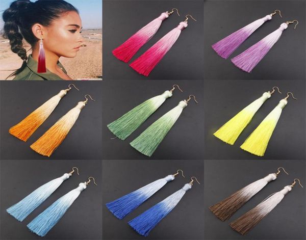 women fashion bohemian earrings jewelry long tassel fringe boho hook drop dangle earrings3194614, Silver
women fashion bohemian earrings jewelry long tassel fringe boho hook drop dangle earrings3194614, Silver