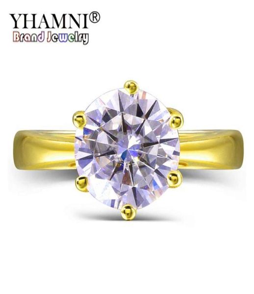 yhamni original 2 ct 6mm round cz diamant solid yellow gold rings anillos gold color wedding rings for women gift lyr16997723232957319, Slivery;golden
yhamni original 2 ct 6mm round cz diamant solid yellow gold rings anillos gold color wedding rings for women gift lyr16997723232957319, Slivery;golden