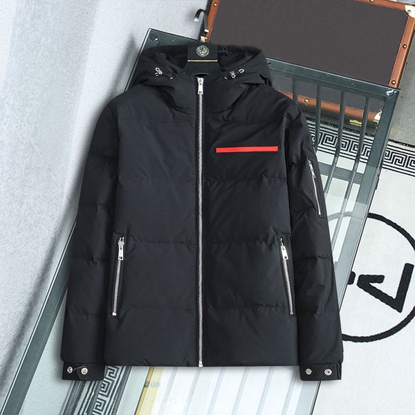 

Mens P Stylist Down Coat Fashion Black 23AW Men Parkas Warm Zipper Jacket Classical Windbreaker Classical Outerwear Oversize Coats