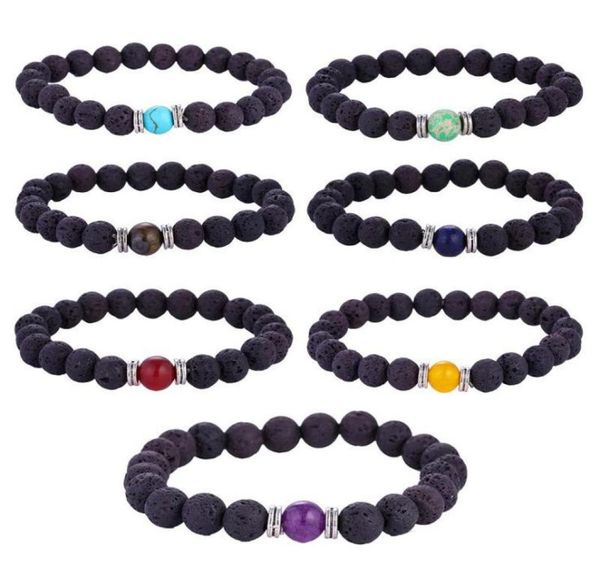 8mm natural lava rock beaded bracelets essential oil diffuser stone 7 chakra charm wrap bangle for women men diy aromatherapy jewe2546262, Black
8mm natural lava rock beaded bracelets essential oil diffuser stone 7 chakra charm wrap bangle for women men diy aromatherapy jewe2546262, Black
