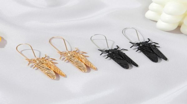 european and american new creative insect earrings golden cicada earrings long personalized earrings earrings accessories whole1235906, Silver
european and american new creative insect earrings golden cicada earrings long personalized earrings earrings accessories whole1235906, Silver