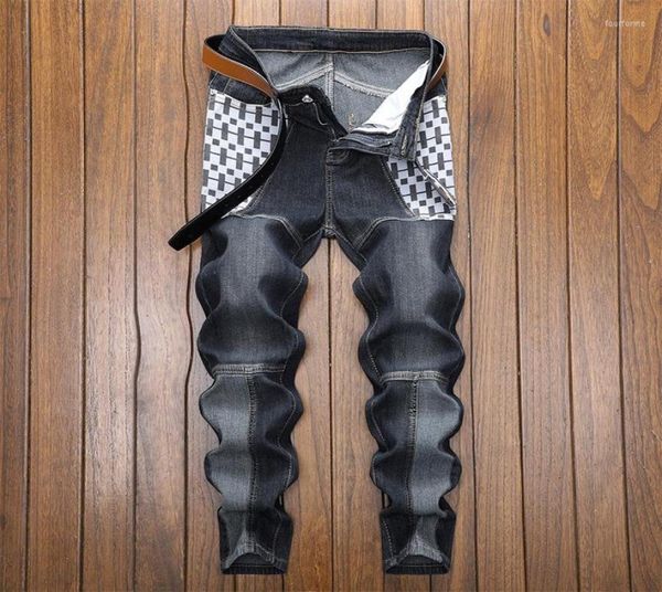 men039s jeans men039s spring trendy patchwork plaid youth slim stretch denim trousersmen039s3750702, Blue
men039s jeans men039s spring trendy patchwork plaid youth slim stretch denim trousersmen039s3750702, Blue