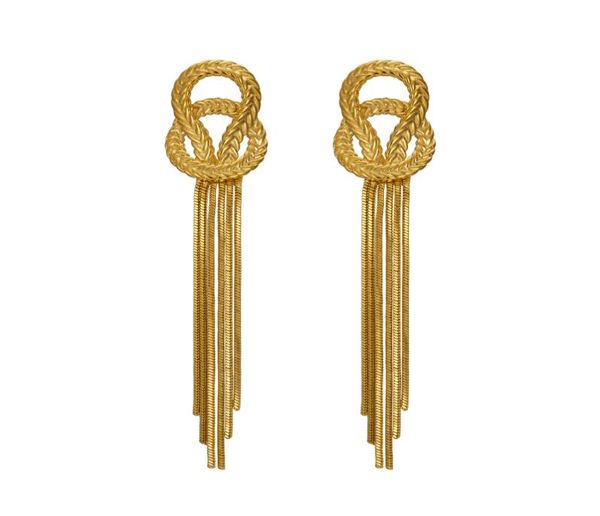 vintage women earring metal knot chain stud earrings for women punk jewelry gold chain tassel earring pendant gothic brincos femme7883059, Golden;silver
vintage women earring metal knot chain stud earrings for women punk jewelry gold chain tassel earring pendant gothic brincos femme7883059, Golden;silver