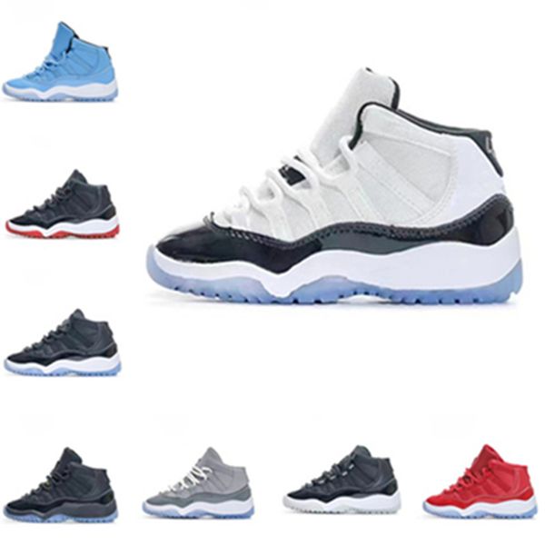 children basketball kids shoes baby 11 11s xi cherry bred cool grey university blue like for toddler sneakers fashion tennis size 25-35, Black
children basketball kids shoes baby 11 11s xi cherry bred cool grey university blue like for toddler sneakers fashion tennis size 25-35, Black