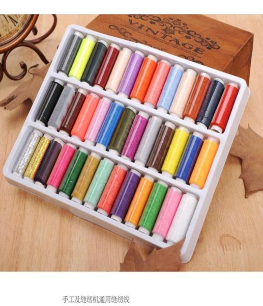 39rollset no402 mixed color sewing thread spolyestersewing supplies for hand machine thread to sew 4108590, Black
39rollset no402 mixed color sewing thread spolyestersewing supplies for hand machine thread to sew 4108590, Black