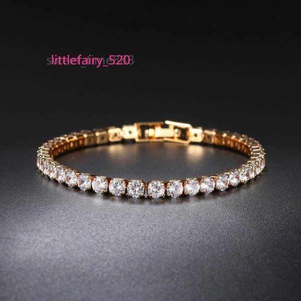 zircon tennis bracelet single row 4mm round full diamond gold chain cross-border hip hop jewelry, Golden;silver
zircon tennis bracelet single row 4mm round full diamond gold chain cross-border hip hop jewelry, Golden;silver