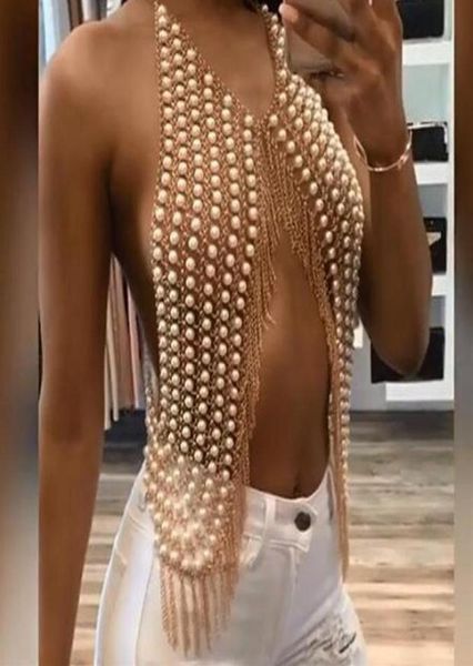 fashion boho imitation pearls full body chain bar statement tassel pendant charm dress nightclub party jewelry t200508222a5290511, Silver
fashion boho imitation pearls full body chain bar statement tassel pendant charm dress nightclub party jewelry t200508222a5290511, Silver