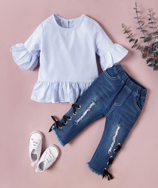 baby girls clothing set infant girls striped short sleeve kids designer clothes toddler baby outfits hole side denim pants bou2151081, White
baby girls clothing set infant girls striped short sleeve kids designer clothes toddler baby outfits hole side denim pants bou2151081, White