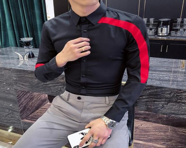gzdeerax red splicing mens shirts luxury long sleeve spring party mens dress shirts fashion slim fit nightclub male4039452, White;black
gzdeerax red splicing mens shirts luxury long sleeve spring party mens dress shirts fashion slim fit nightclub male4039452, White;black