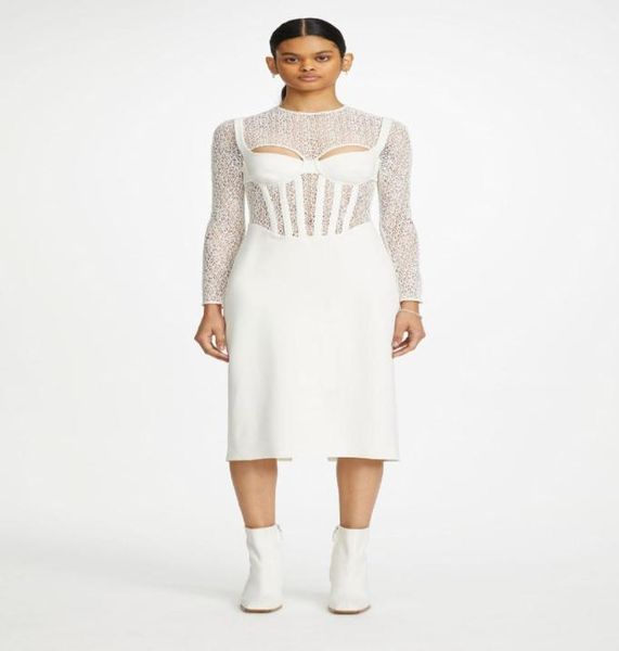 black white see through women039s dress spring design lace stitching long sleeved slim backless mid calf dresses casual6981900, Black;gray
black white see through women039s dress spring design lace stitching long sleeved slim backless mid calf dresses casual6981900, Black;gray