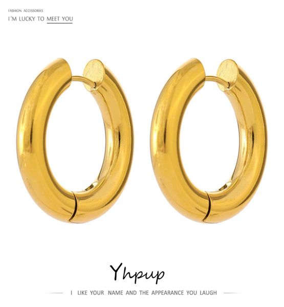 yhpup stainless steel jewelry minimalist round hollow hoop earrings charm gold metal 18 k pvd waterproof temperament gift 2207186827775, Golden;silver
yhpup stainless steel jewelry minimalist round hollow hoop earrings charm gold metal 18 k pvd waterproof temperament gift 2207186827775, Golden;silver