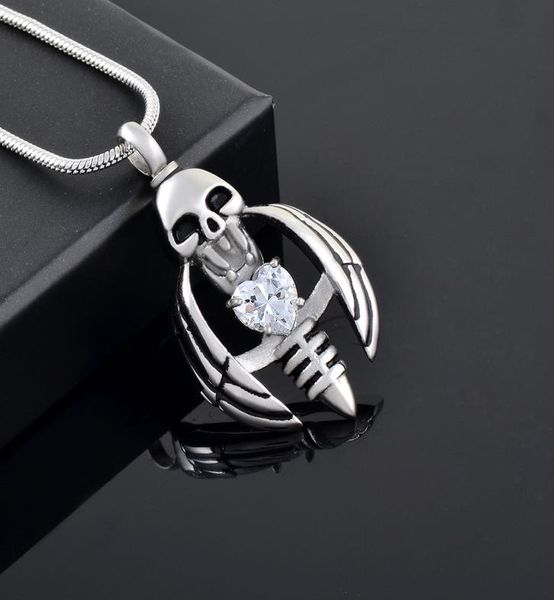 ijd9793 skull stainless steel cremation pendant necklace heart crystal ashes keepsake urn necklace memory jewelry1388620, Silver
ijd9793 skull stainless steel cremation pendant necklace heart crystal ashes keepsake urn necklace memory jewelry1388620, Silver