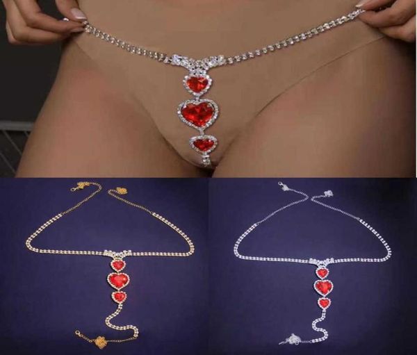 2021 rhinestone bikini red heart underwear thong body jewelry waist chains for girl luxury crystal thong panties body chain p4332320, Silver
2021 rhinestone bikini red heart underwear thong body jewelry waist chains for girl luxury crystal thong panties body chain p4332320, Silver