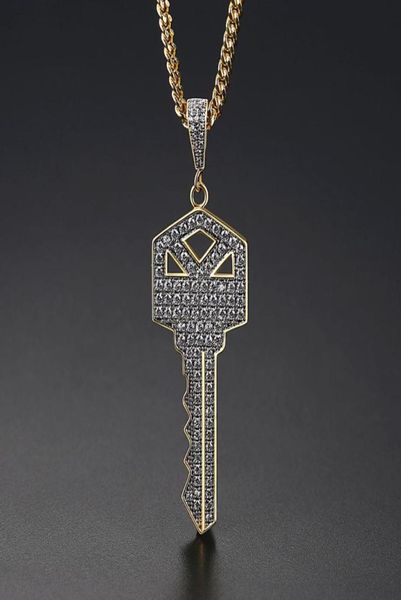 new men039s key style pendant necklace ice out cubic zircon gold color fashion rock street hip hop jewelry with chain for gift1481486, Silver
new men039s key style pendant necklace ice out cubic zircon gold color fashion rock street hip hop jewelry with chain for gift1481486, Silver