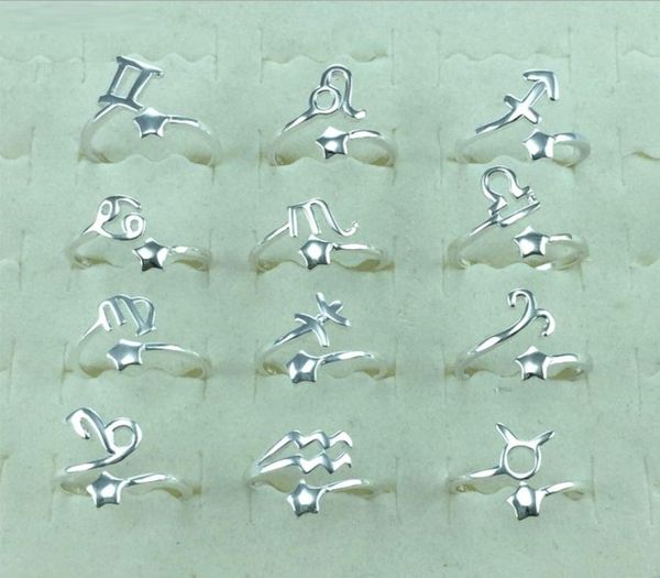 fashion twelve 12 constellations s925 silver ring zodiac sign opening rings for women retro couple finger r ings7127136
fashion twelve 12 constellations s925 silver ring zodiac sign opening rings for women retro couple finger r ings7127136
