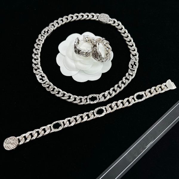 hip hop new fashion thick chain choker necklace and bracelet earring sets double letter bracelets necklaces supply couples jewelry party gif, Black
hip hop new fashion thick chain choker necklace and bracelet earring sets double letter bracelets necklaces supply couples jewelry party gif, Black