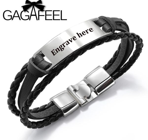 gagafeel 4 colors custom engrave bangle for men punk multilayer bracelet stainless steel pu leather bangle special gift for male268460171, Black
gagafeel 4 colors custom engrave bangle for men punk multilayer bracelet stainless steel pu leather bangle special gift for male268460171, Black