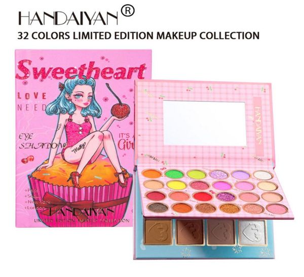 handaiyan 32 colors eyeshadow blush powder makeup pallete face contour highlighter blusher makeup eye shadow cosmetics3871287
handaiyan 32 colors eyeshadow blush powder makeup pallete face contour highlighter blusher makeup eye shadow cosmetics3871287