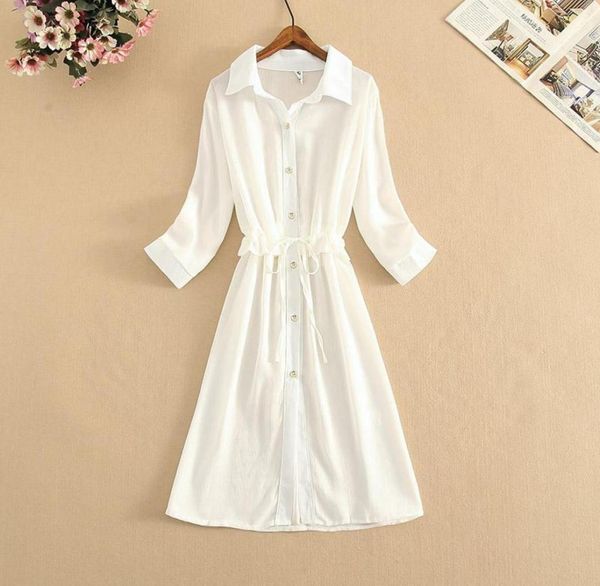 women white black chiffon shirt dress office lady three quarter sleeve midi spring summer ruched ruffled long vestido casual dress2883105, Black;gray
women white black chiffon shirt dress office lady three quarter sleeve midi spring summer ruched ruffled long vestido casual dress2883105, Black;gray