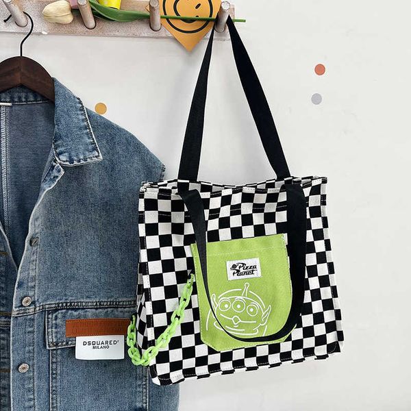 new trendy checkerboard versatile fashionable canvas bag for small people single shoulder bag for college students commuting to class tote b
new trendy checkerboard versatile fashionable canvas bag for small people single shoulder bag for college students commuting to class tote b
