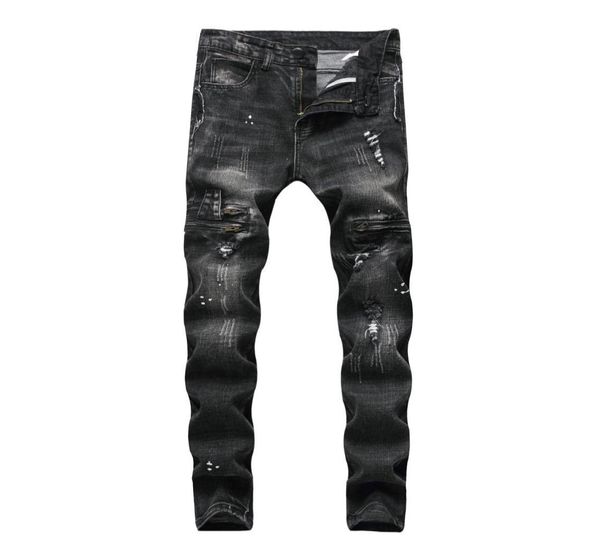 ripped men jeans size 2842 fashion black men skinny distressed denim jeans with holes destroyed brand designer jean pants j1807088076236, Blue
ripped men jeans size 2842 fashion black men skinny distressed denim jeans with holes destroyed brand designer jean pants j1807088076236, Blue