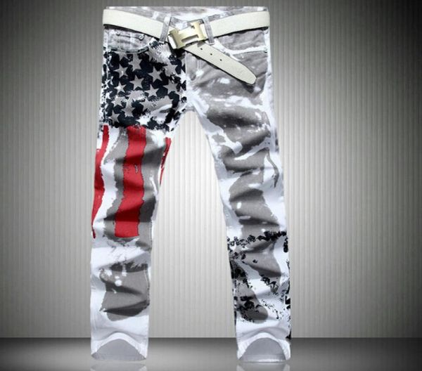printed design jeans men american flag stars straight pants slim fit stretch trousers1074563, Blue
printed design jeans men american flag stars straight pants slim fit stretch trousers1074563, Blue