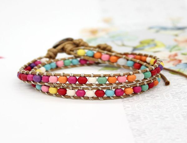 women bohemian boho bracelets colorful beads natural stone multilayer strands woven handmade leather wrap bracelets beach jewelry1248595, Black
women bohemian boho bracelets colorful beads natural stone multilayer strands woven handmade leather wrap bracelets beach jewelry1248595, Black