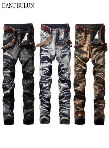 fashion desinger mens jeans washed vintage pants for men clothing slim fit long classical jean6156451, Blue
fashion desinger mens jeans washed vintage pants for men clothing slim fit long classical jean6156451, Blue