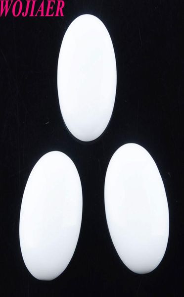 wojiaer natural white jade gemstone beads oval cabochon cab no hole 22x30x7mm for earrings making jewelry accessories u81096052656, Black
wojiaer natural white jade gemstone beads oval cabochon cab no hole 22x30x7mm for earrings making jewelry accessories u81096052656, Black