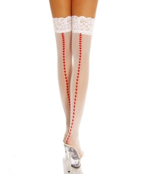 beileisi sheer nylon thigh high white lace over knee white stockings with cute red hearts4480599, Black;white
beileisi sheer nylon thigh high white lace over knee white stockings with cute red hearts4480599, Black;white
