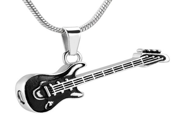 zzl085 silver and black guitar shape memorial urn necklace human ashes holder keepsake jewelry for musical lovers1765038
zzl085 silver and black guitar shape memorial urn necklace human ashes holder keepsake jewelry for musical lovers1765038