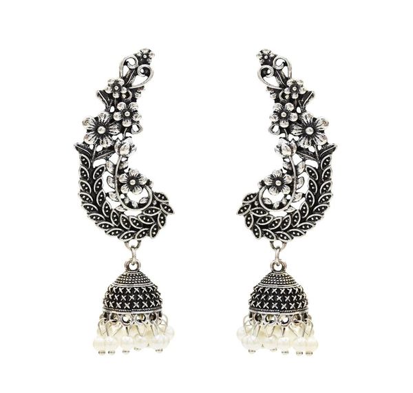 vintage style with carved flower drop dangle earrings zamak gypsy indian bells long tassel statement earrings for women boho jewel6728639, Silver
vintage style with carved flower drop dangle earrings zamak gypsy indian bells long tassel statement earrings for women boho jewel6728639, Silver