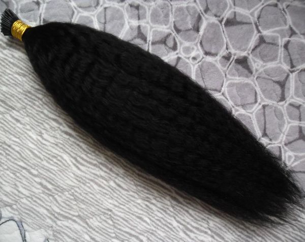 yaki coarse human pre bonded fusion hair i tip stick keratin remy hair extension 10gs 100g kinky straight i tip human hair exten2775498, Black
yaki coarse human pre bonded fusion hair i tip stick keratin remy hair extension 10gs 100g kinky straight i tip human hair exten2775498, Black